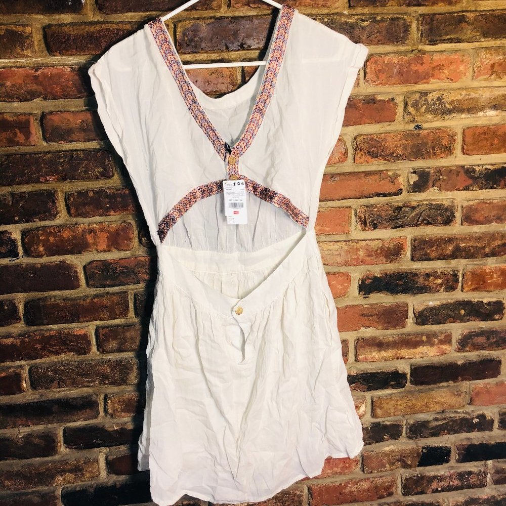 🌸Buy 1 Get 1 FREE🌸NWT MNG Casual Mini Cut Out Dress size 8
